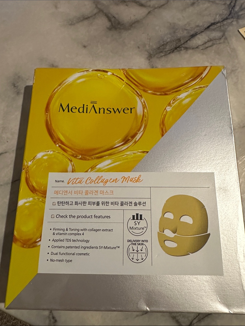 Vita Collagen Mask – Yellow Brightening Sheet Mask